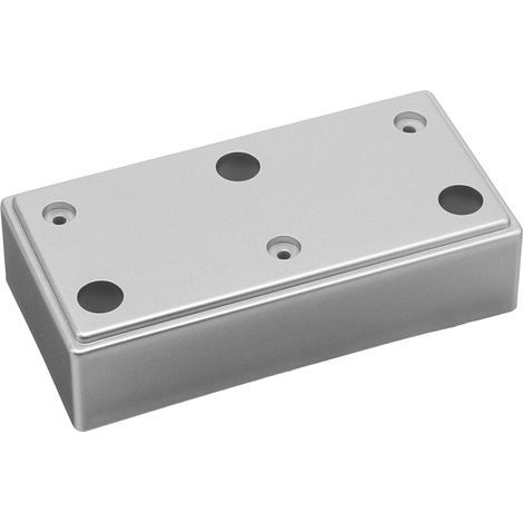Pied de meuble 6838-120x60mm chrome satiné 2pcs