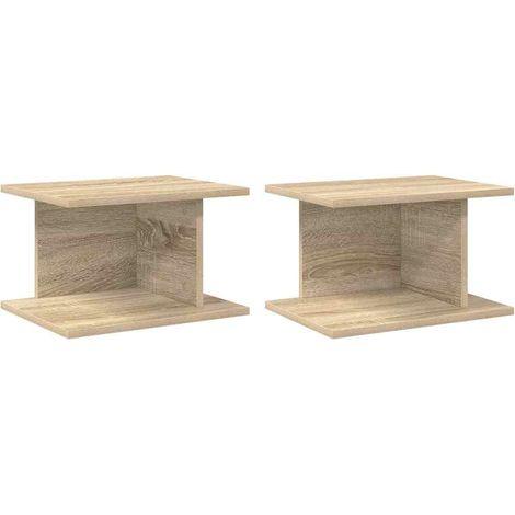 Maison Exclusive - Comodino 2 pcs Rovere Sonoma 40 x 30 x 25 cm Legno multistrato