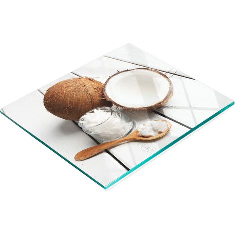 Tagliere da cucina decorativo multifunzionale, indurito con olio di cocco, 60x52 cm (1/5)