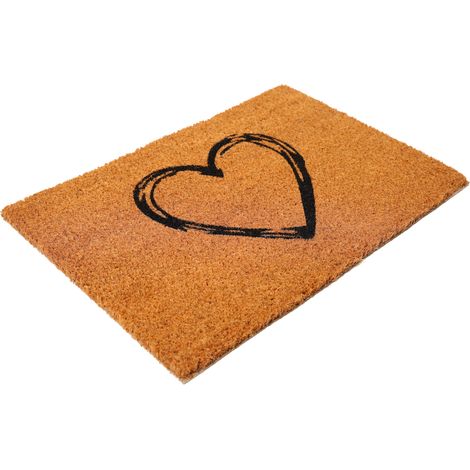 Paillasson Coco coeur Cuba (1/4)