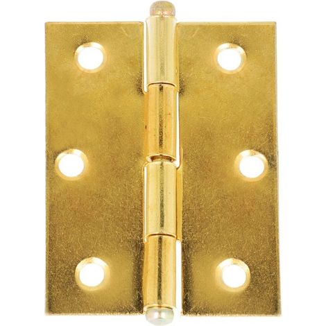 Cerniere pomoli sferici 60x50 mm ottonato 2 pz