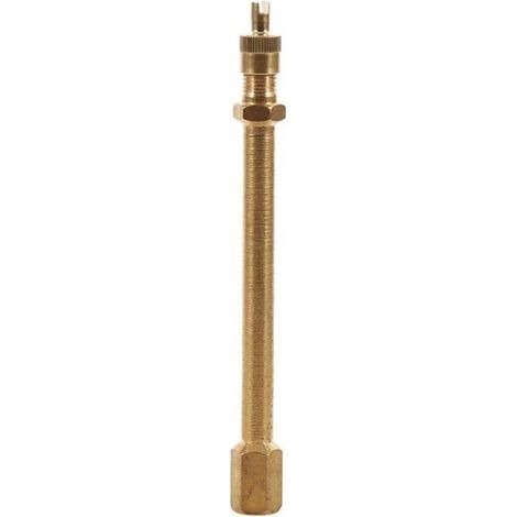 Prolunga per valvola del pneumatico da 140 mm, adattatore in ottone per prolunga della valvola di gonfiaggio. (1/4)