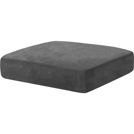 Housse Coussin Canapé Velours, Housse De Coussin Extensible, Universelle Housse Coussin Canape, Housse Assise Canapé Antidérapante, Housse Dossier Canapé, 1 Place, Gris (1/4)