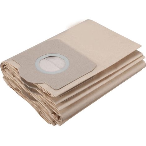 Lot de 10 sacs à poussière en papier pour aspirateur Karcher WD3 WD3 Battery SE4001 SE4002 WD 3.000 Wet & Dry Premium Aspirateur Alternative à 6.959-130.0 (1/4)