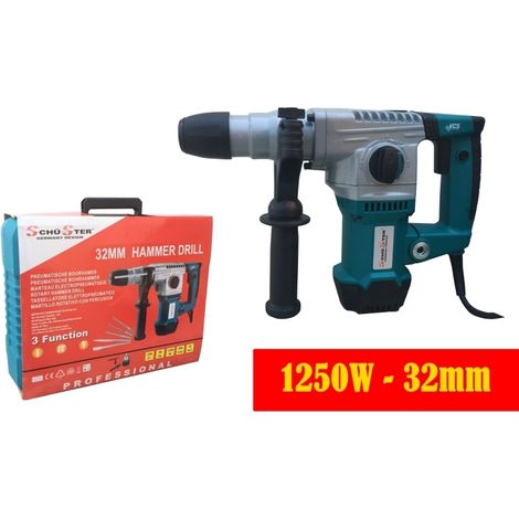 Trapano martello demolitore/Tassellatore 32mm 1250W