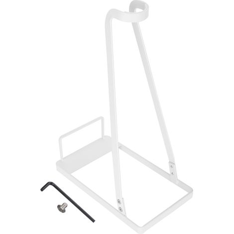 Support mural pour aspirateur sans perçage, organisateur universel compatible V6 V7 V10, blanc (1/5)