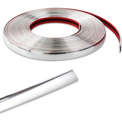 Waterproof and scratch-resistant decorative side door strip with adhesive (10 mm x 15 m) (1/5)