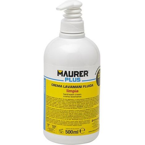 LAVAMANI CREMOSO "LIMPIA" 0,5LT MAURER PLUS CON DOSATORE