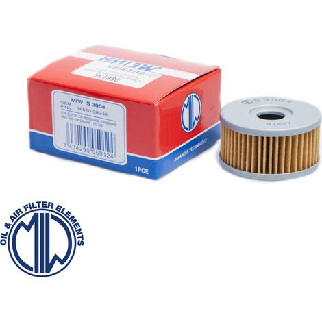 Filtro de aceite MIW Suzuki DR 350 GZ 250 VL 125/250 Intruder HF136 (50 unidades)