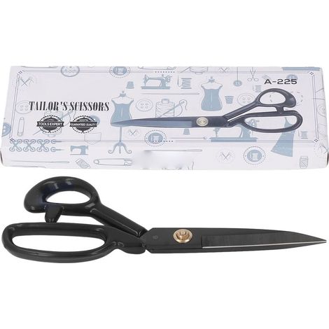 Ciseaux de couture professionnels 9 pouces, acier au manganèse haute résistance, ergonomiques, pour tissu, artisanat et cuir (1/5)