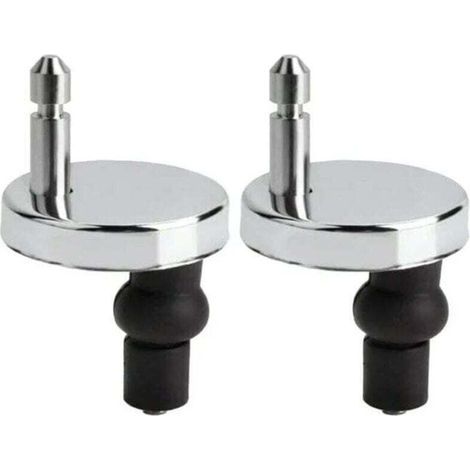 2 pièces vis pour abattant WC, charnière pour abattant WC fixation abattant WC couvercle WC acier inoxydable, pièces de réparation abattant WC, vis abattant WC accessoires (1/5)