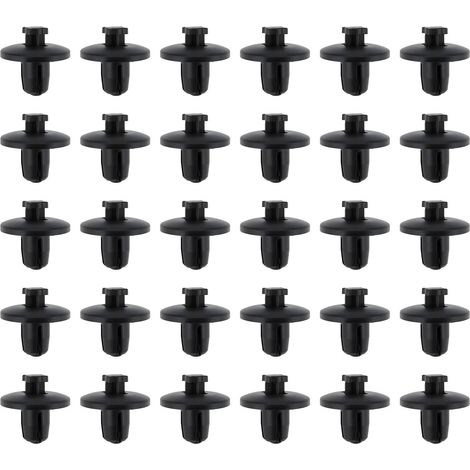 30 pcs Compatible avec Avella Besta Clips Aile Nylon 30 pièces Clips Fixation Aile Nylon Push-in pièce de Remplacement Compatible avec Avella 1995-2001 (1/5)