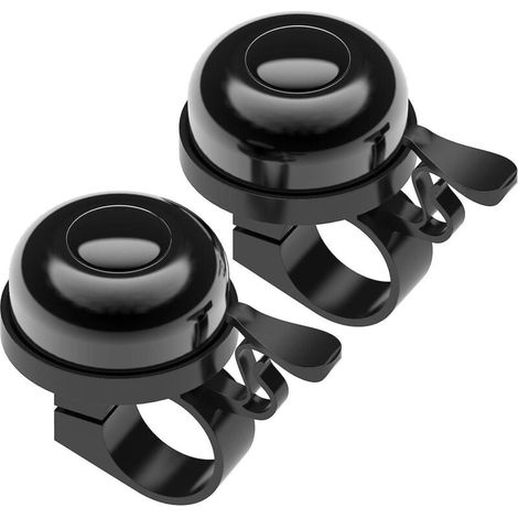 Lot de 2 sonnettes de vélo pour vélos de route, de sport, enfants, de tourisme, BMX et VTT (1/5)