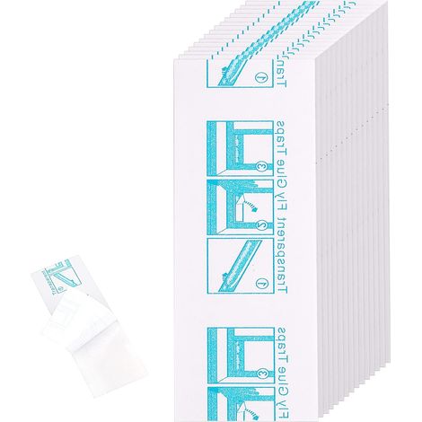 15 Pièces Piège à Insectes Mouches Collantes de Fenêtre Intérieur Transparent pour Windows Cuisine Mouches Domestiques, Moucherons, Autres Insectes Volants (21x7cm) (1/5)
