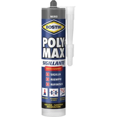 BOSTIK POLYMAX SIGILLANTE 280 ML NERO CARTUCCIA