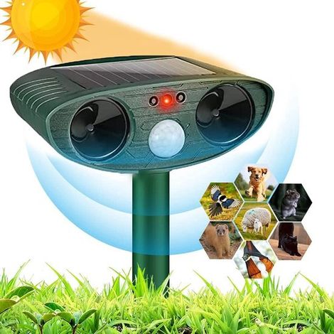 Katzenabwehrgerät Katzenschreck Katzenabwehrgerät für den Garten Solarbetriebenes Katzenabwehrgerät (1/5)