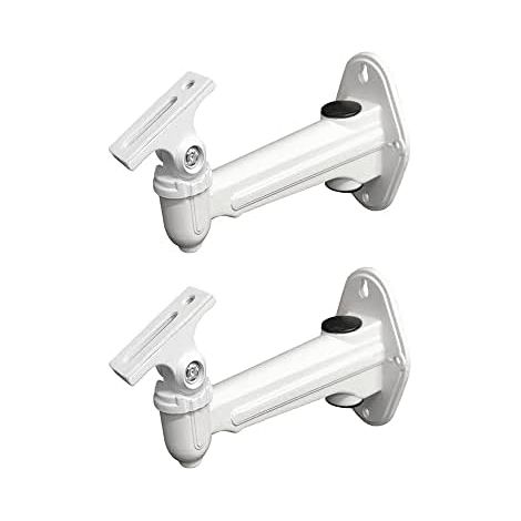 CSPARKV 95x188mm 2PCS Universal Aluminum Adjustable Wall Mount Camera Bracket Camera Wall Mount Camera Home Surveillance System Bracket Holder (1/5)