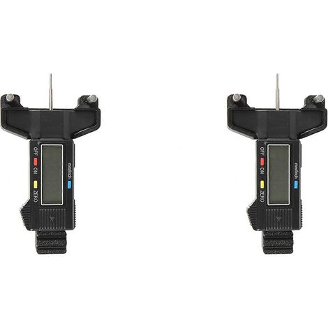 2X 2GT Tensiómetro elástico de correa de distribución, medidor de tensión de correa síncrona, probador de detección y medición, color negro.