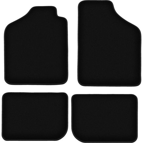 Tappetini BASIC in velluto nero per: Fiat Uno hatchback (1983-2001) (1/5)