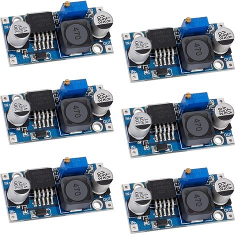 DC-DC Convertisseur Abaisseur Buck Converter 3,2-40V à 1,25-35V Alimentation Réglable Module Régulateur Adaptateur 6 Pièces (1/5)