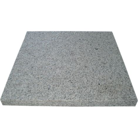 Silex Terrassenplatte Granit 40 x 40 x 3 cm grau Granit