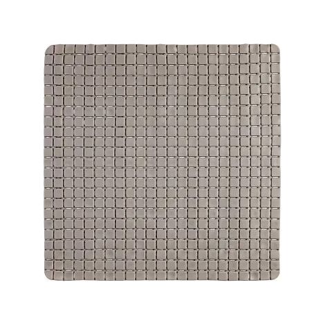 TAPPETINO ANTISCIVOLO IN PVC MOSAICO TORTORA 54X54 CM (1/2)