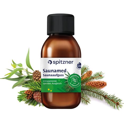 Spitzner Saunaaufguss Saunamed 125 ml Hydro Sauna Aufguss Gesundheitsaufguss