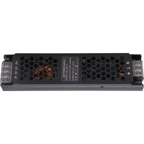 Alimentation à découpage à tension constante, transformateur adaptateur pour ruban LED, 200 W, entrée AC 170-260 V, sortie DC 12 V (1/5)