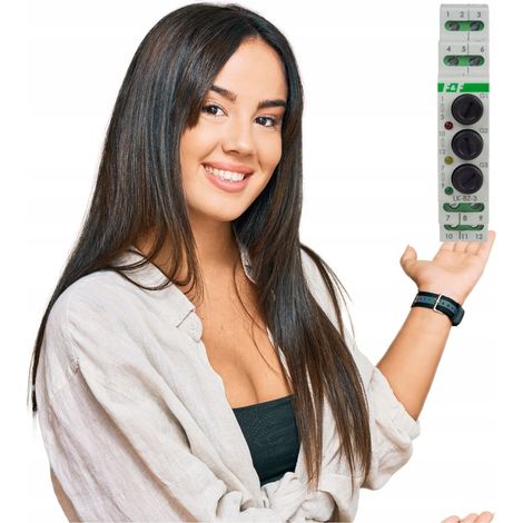 F&F Lampe de contrôle + prise fusible LK-BZ-3K - 3 phases - LED jaune/rouge/vert - Gain d'espace (1/5)