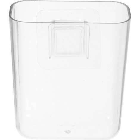 Wandmontierter Stiftehalter, Schreibtisch-Federmäppchen, Kunststoff-Make-up-Pinselhalter, Stiftebehälter – 12,00 x 10,50 x 5,00 cm (1/4)