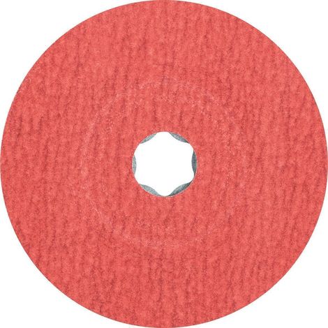 Disque de fibre COMBICLICK CO-COOL D. 125 mm granul. 36 INOX/aluminium grain céramique