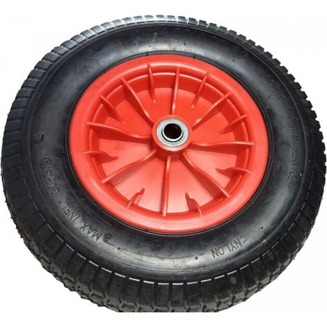 Roue de brouette gonflable 4.80/ 4.00-8 4PR Alésage 20 mm (1/5)