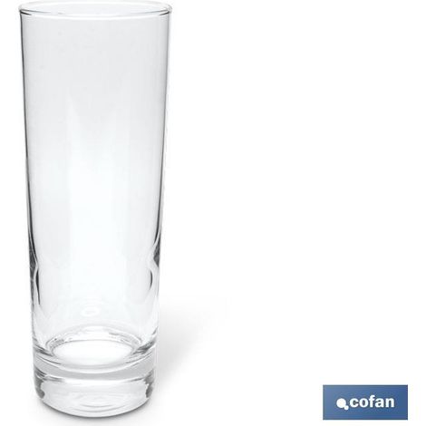 PACK 6 UDS VASO TUBO 31.5 CL MODELO MALBORK 16.6x6cm
