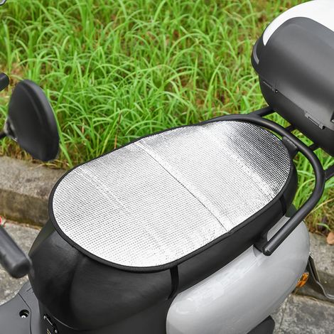 Lot de 2 housses de selle de moto imperméables, coussins de selle isolants et chauds pour l'été (1/5)