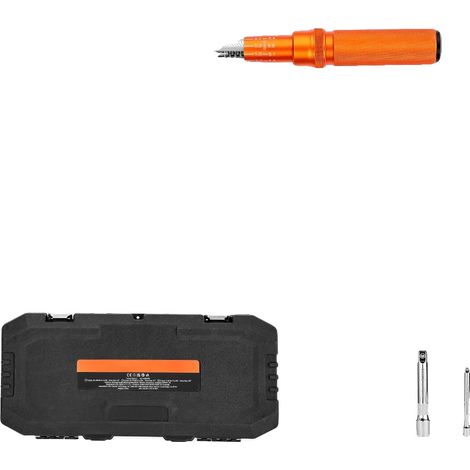 Chiave dinamometrica, cricchetto a 72 denti, precisione ±3%, arancione (1/2)