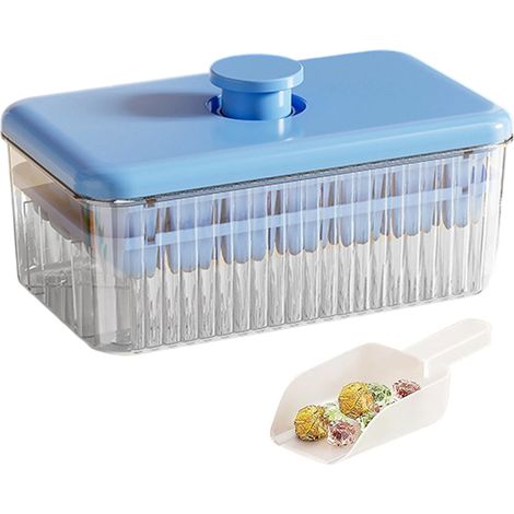 Bac À Glace - Double Moule 56 Cubes - Pour Congélateur - Idéal Vin Café Cocktails - 1 Pièce (1/5)