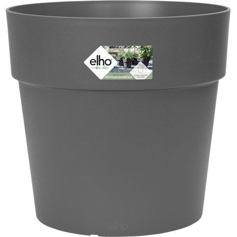 Elho Vibia Straight Round 47 Anthracite Vaso Rotondo