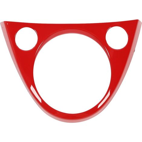 Einbausatz für die Verkleidung des Schaltrahmens (roter Abarth 500 Getriebeaufkleber) (1/5)