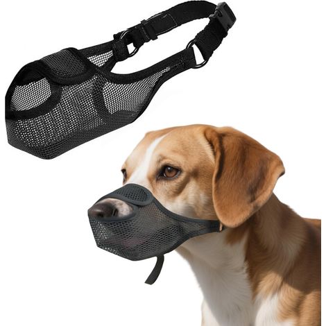 1 muselière pour chien, respirante, pour grands chiens, réglable, pour protéger contre les aboiements, taille XXL (1/5)