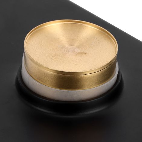 Desagüe triangular robusto fabricado en acero inoxidable 304, resistente a los impactos, negro con tapa, resorte de gravedad antiolor, serie de desagües para baño (1/5)