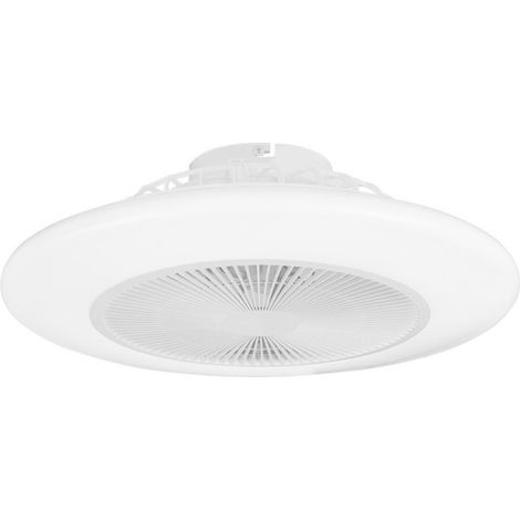 Ventilateur de plafond Orbegozo avec éclairage LED réglable  Ventilateur silencieux de 30 cm avec télécommande  Mode hiver-été (1/5)