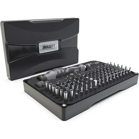 EASYCOMFORT jeu de tournevis 106 en 1 Phillips de précision, embouts de vis Torx avec tuyau universel, Kit combiné, outil de réparation domestique (1/5)
