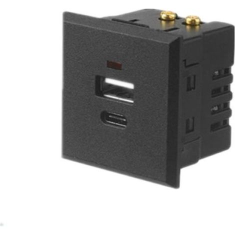 2.5a - Avec 3 USB - Prise Murale Usb Type-c 220v À 5v, Panneau D'alimentation Ca-cc, Panneau D'alimentation D (1/4)