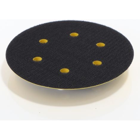 ELMAG Schleifteller Ø 150 mm, 6-fach gelocht, Klett/Velcro, 5/16 Aufnahme (1/2)