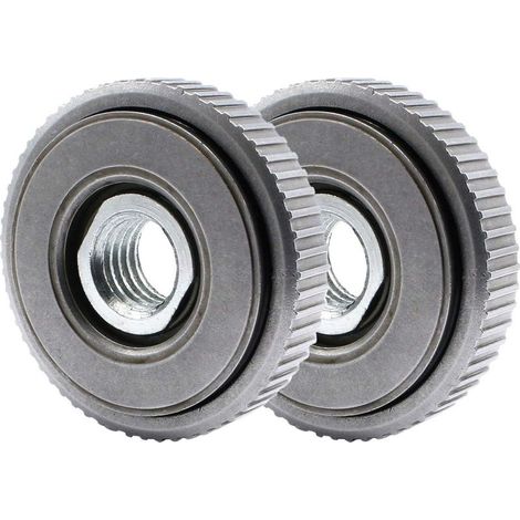 Meuleuses d'angle Bride de serrage rapide/verrouillage rapide/écrou à libération rapide M 14 pour toutes les meuleuses d'angle,1/2 pièces pour meuleuse d'angle - Accessoires pour fixation et desserrag (1/5)