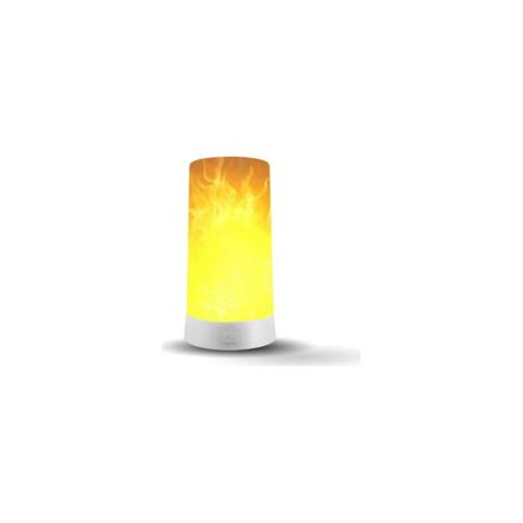 LED-Flammenlampe, USB-aufladbares Flammen-Nachtlicht, wasserdicht - Crezuo