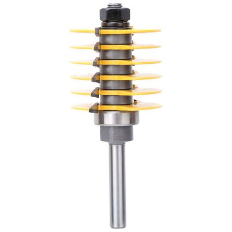 Pair - SJLERST Mèche de Routeur Bit 8 mm Tige Fraises à Rainurer Travail du Bois Fraisage Joint Coupe Bois Fraisage Coupe pour Bricolage Bois (1/5)