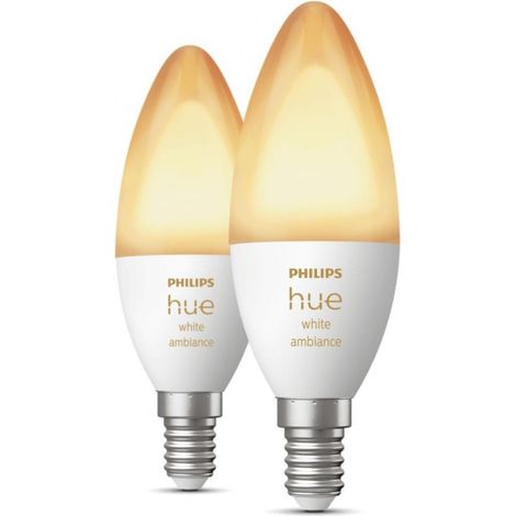 Philips Hue White Ambiance Bombilla LED Blanco E14 (1/4)