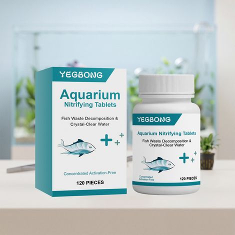 Lingettes nettoyantes pour aquarium - Eau claire, élimine les taches et la boue, lingettes de nettoyage quotidiennes portables - 120 PIÈCES (1/5)