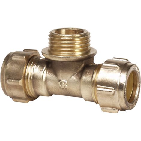 Einschraub-T-Stück Conex 615 22x1/2"x22mm